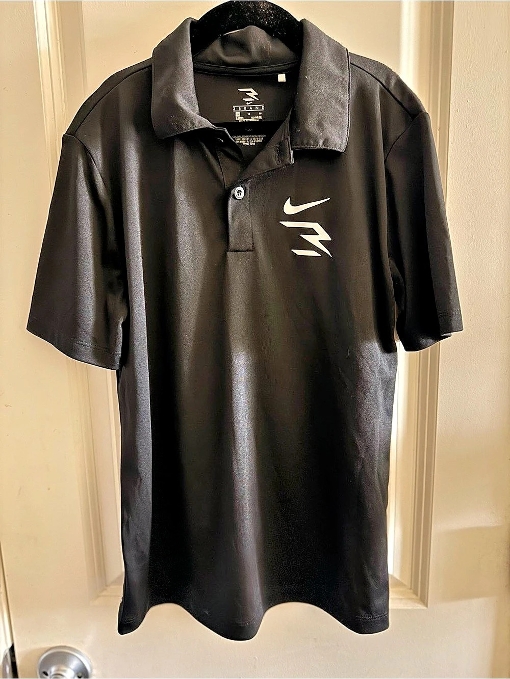 Nike Boys athletic Black Polo